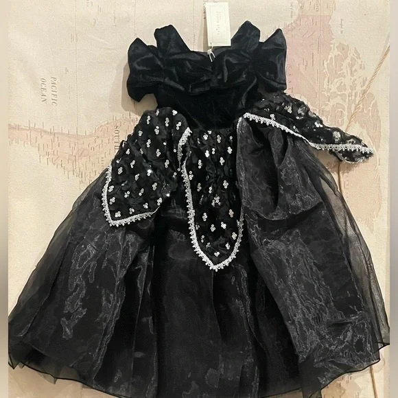 🆕Trish Scully BLACK Princess Dress Size 3 NWT - Picture 9 of 9